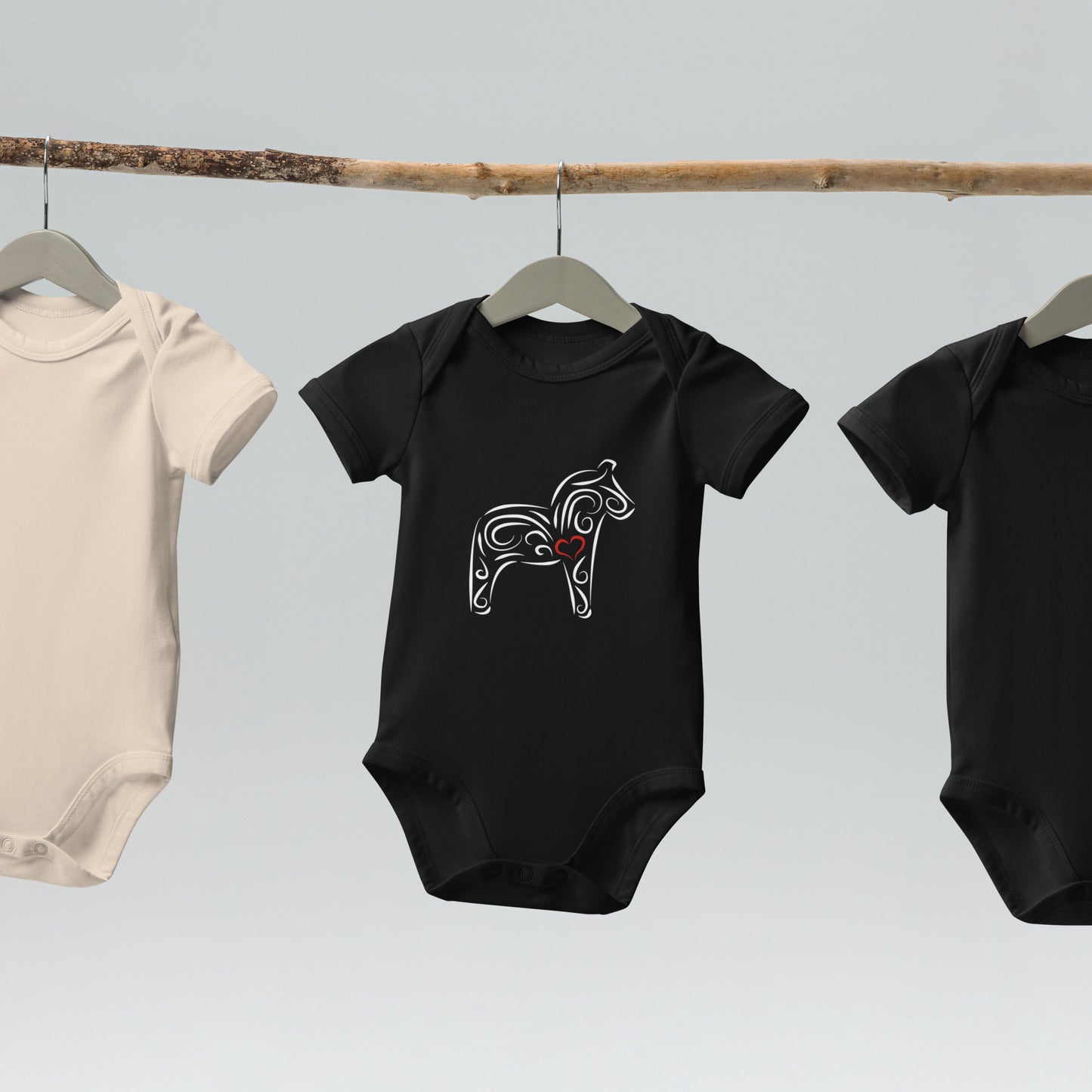 Hanna Cavanagh Design Daladesign Babybody Dalahäst