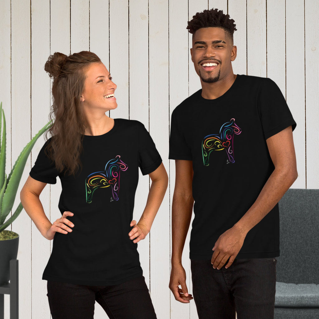 Daladesign kudde med Dalahäst Hanna Cavanagh Design