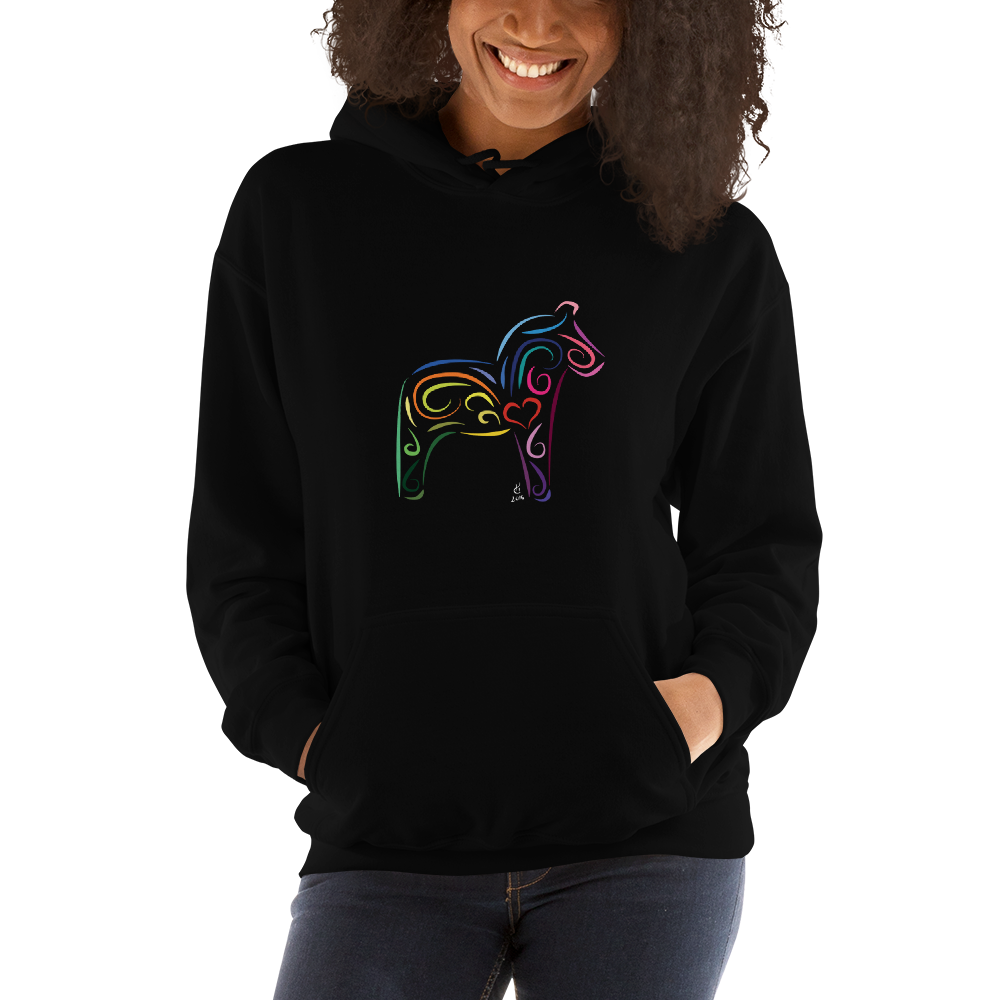 Daladesign kudde med Dalahäst Hanna Cavanagh Design