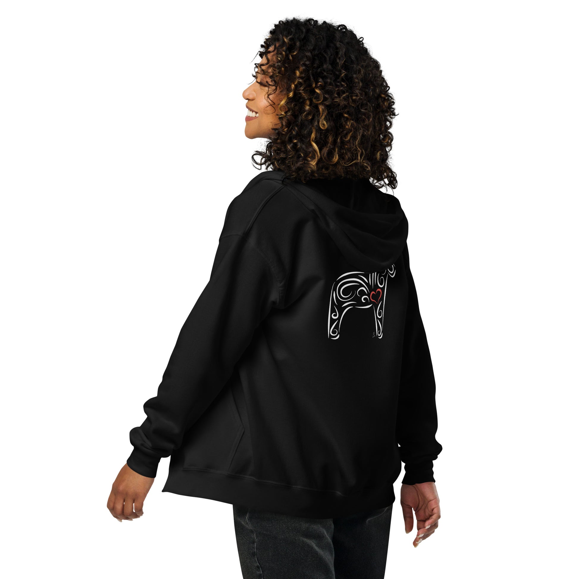 Daladesign Hoodie med dragkedja Hanna Cavanagh