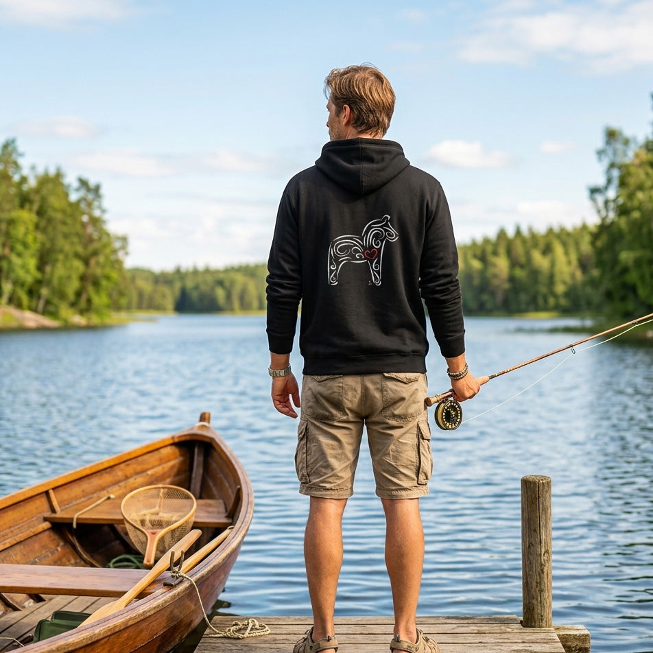 Daladesign Hoodie med dragkedja Hanna Cavanagh