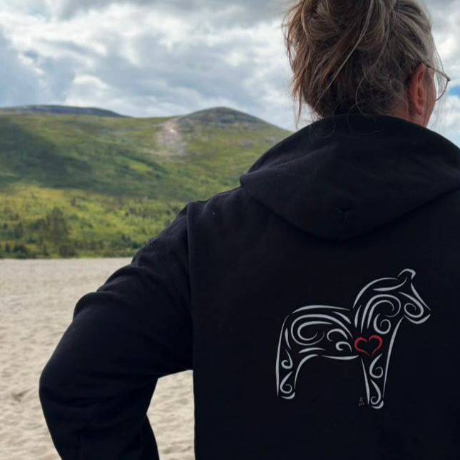 Daladesign Hoodie med dragkedja No.3