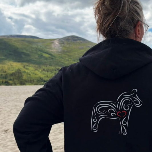 Daladesign Hoodie med dragkedja No.3