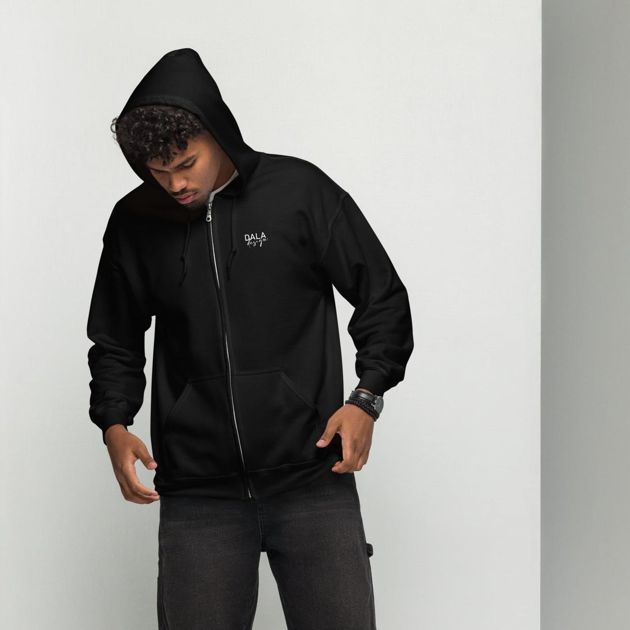Daladesign Hoodie med dragkedja Hanna Cavanagh