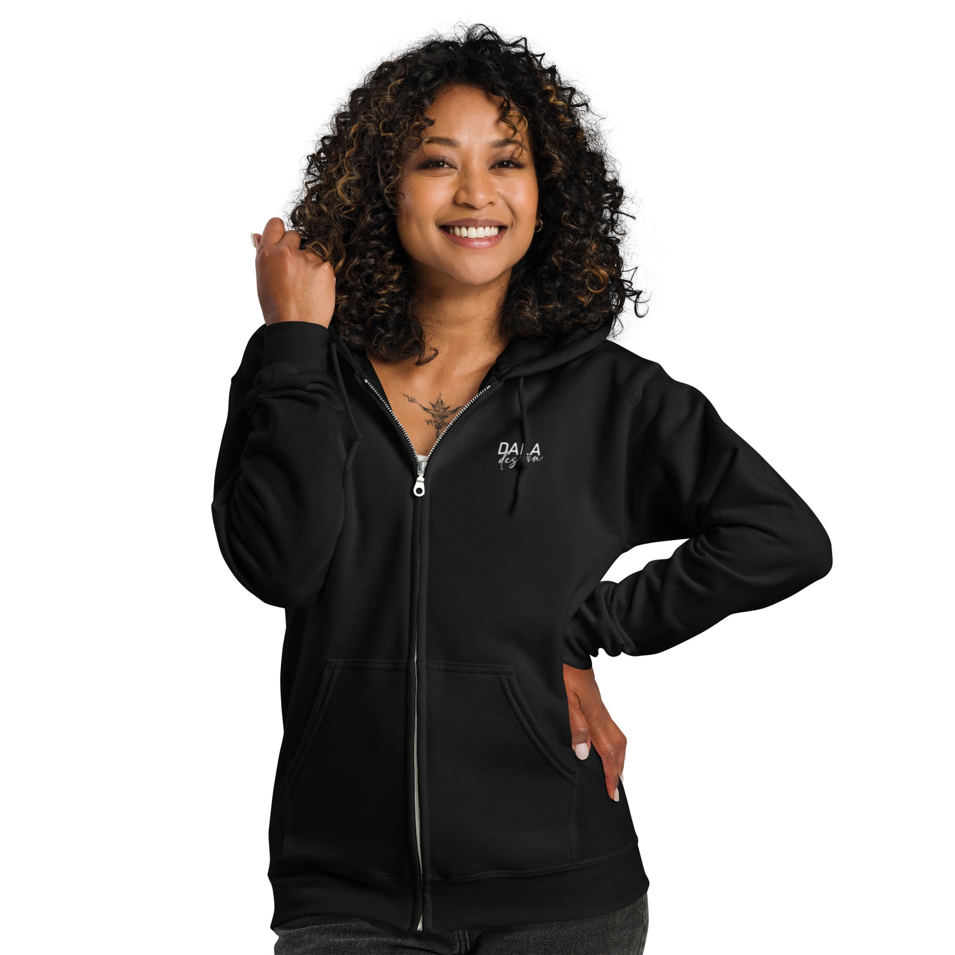 Daladesign Hoodie med dragkedja Hanna Cavanagh