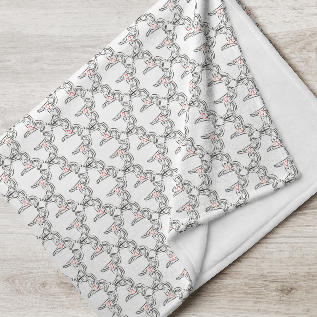 Dalahästar Filt Hanna Cavanagh Design