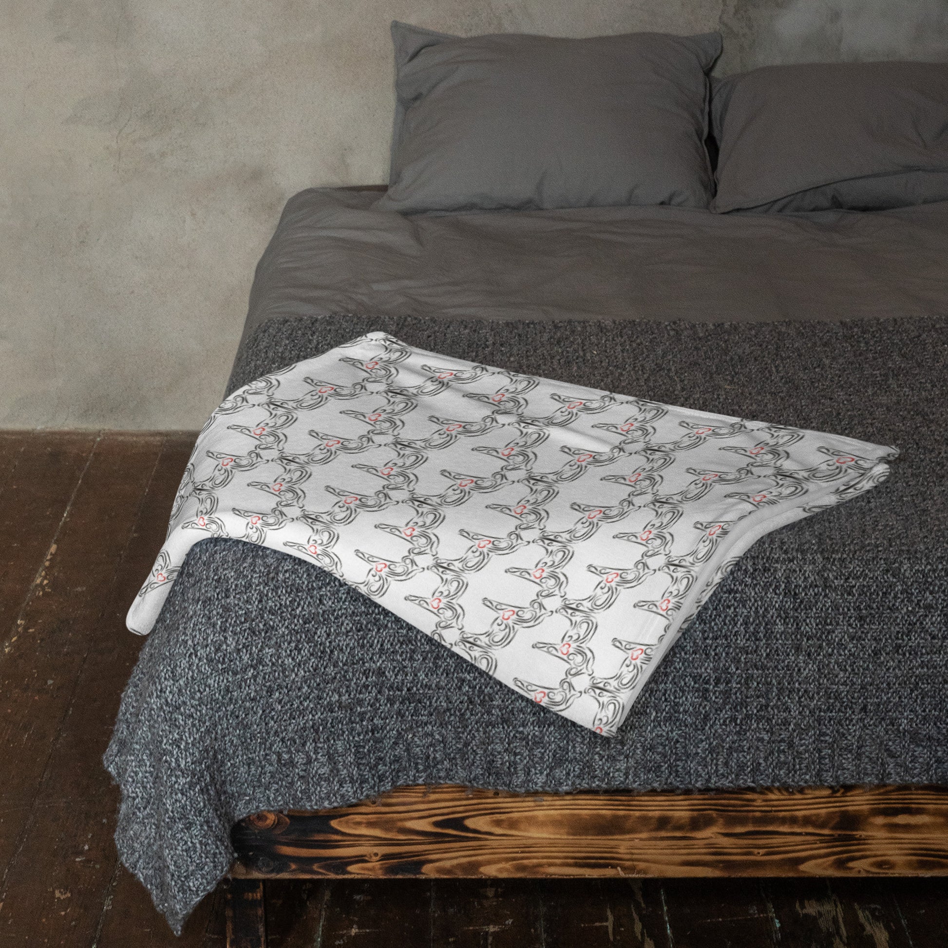Dalahästar Pläd Hanna Cavanagh Design