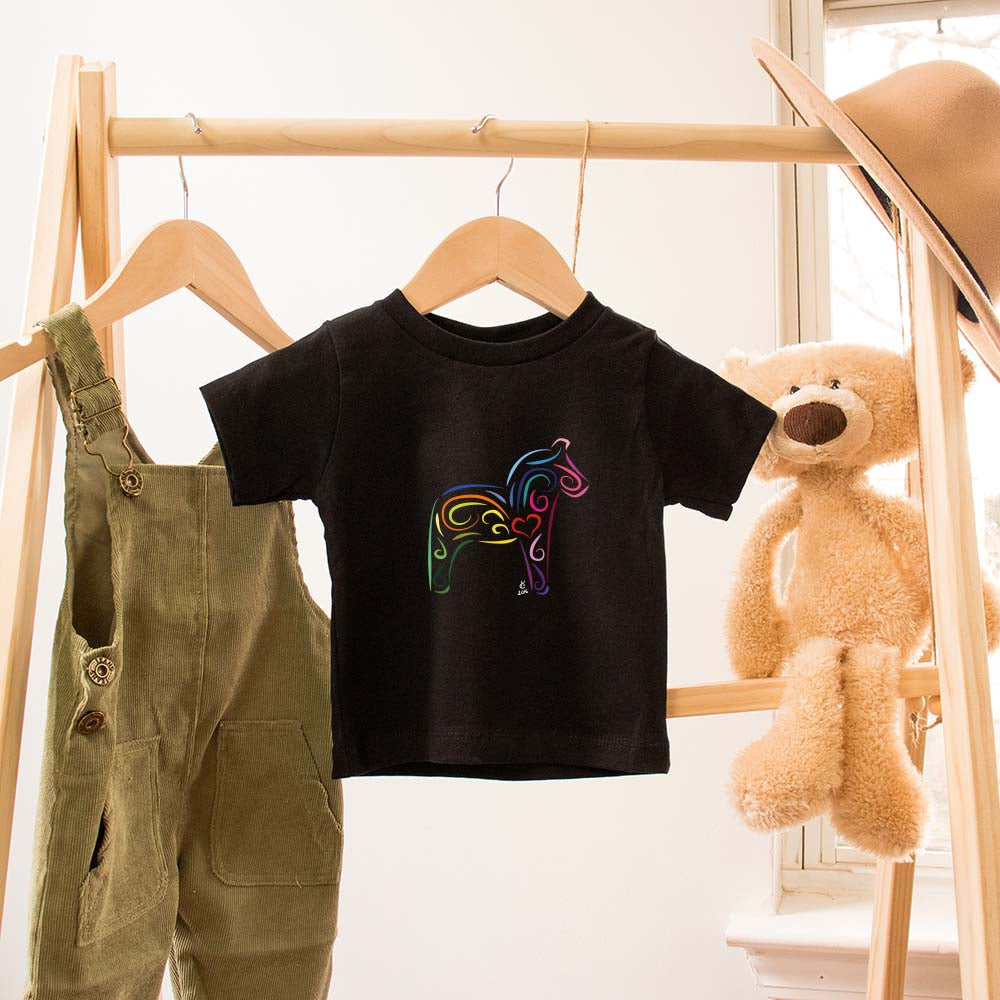 Dalahäst T-shirt barn No. 1