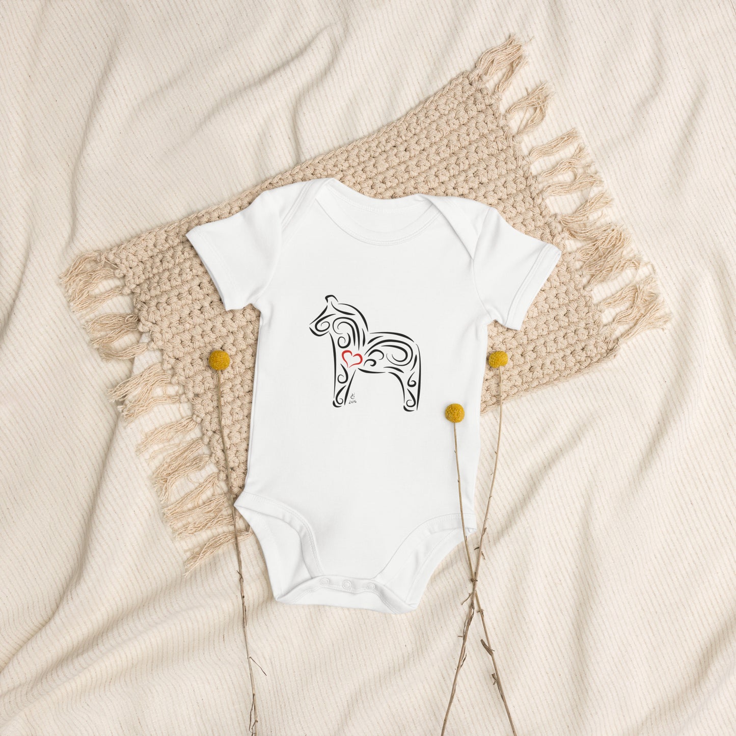 Hanna Cavanagh Design Dalahäst Babybody