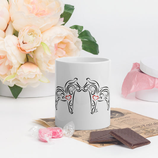 Dalahästar Kaffekopp