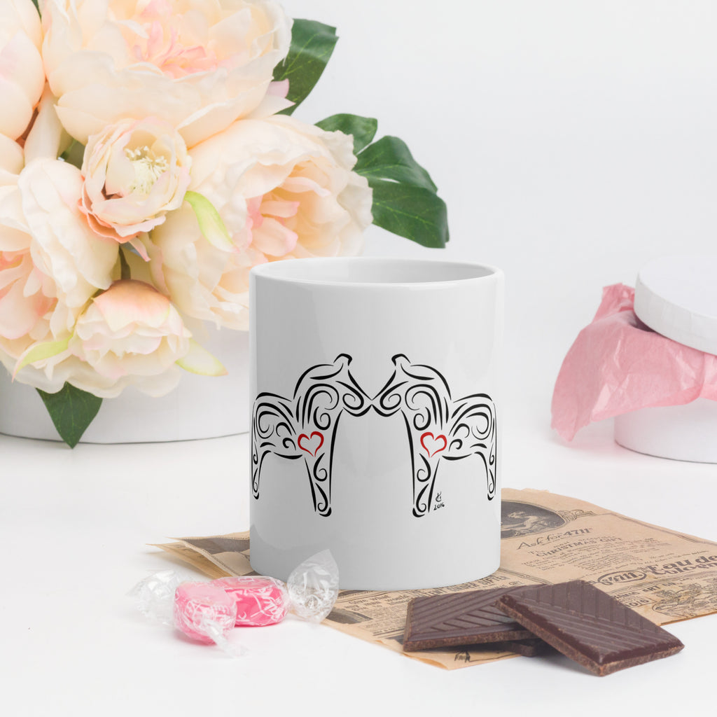 Dalahästar Kaffekopp