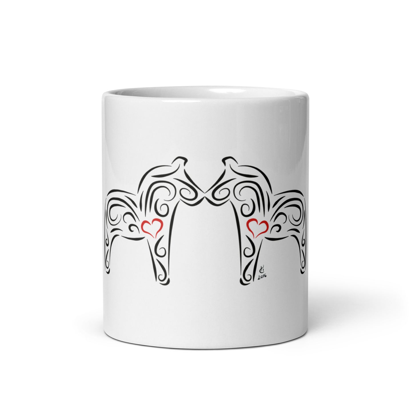 Dalahästar Kaffekopp