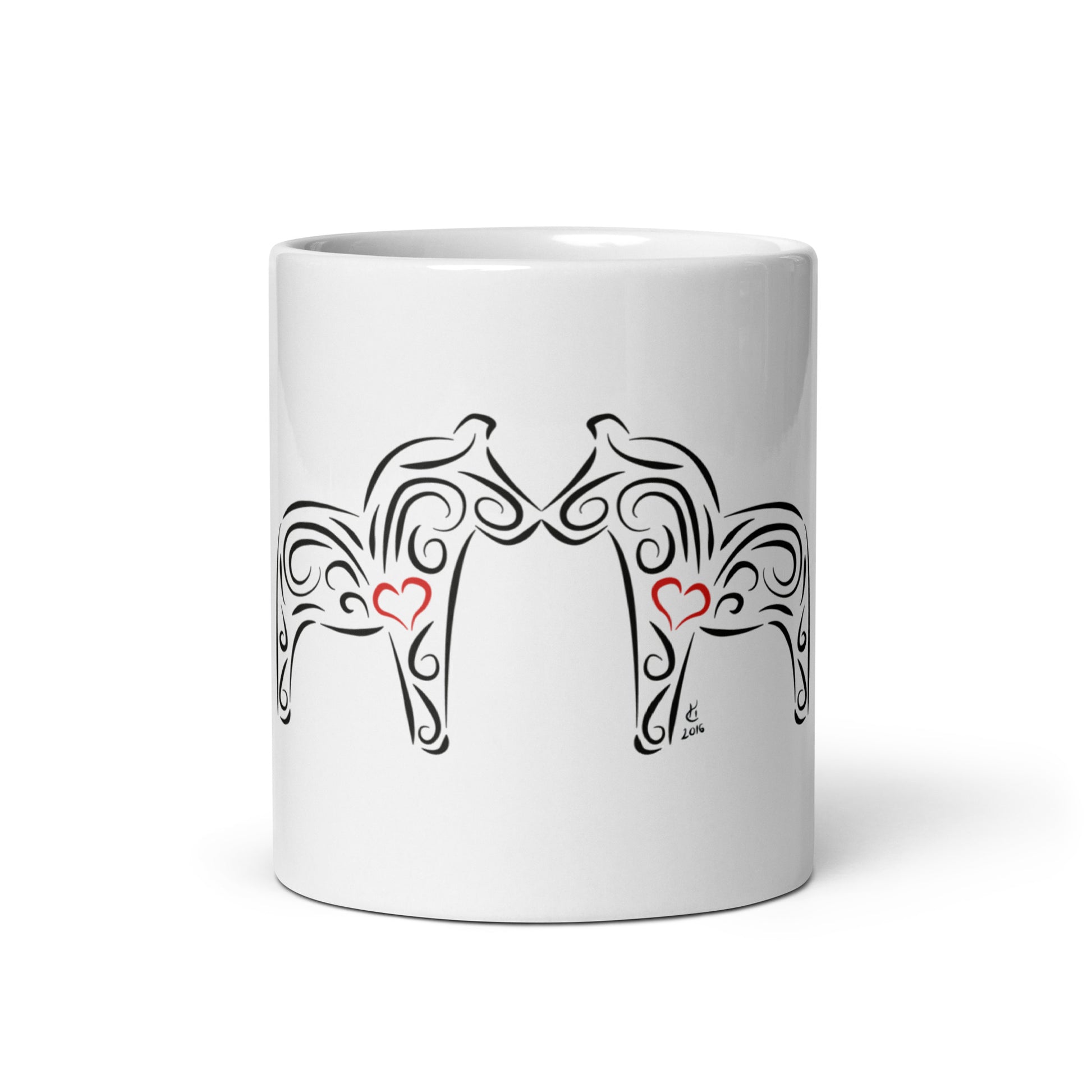 Dalahästar Kaffekopp