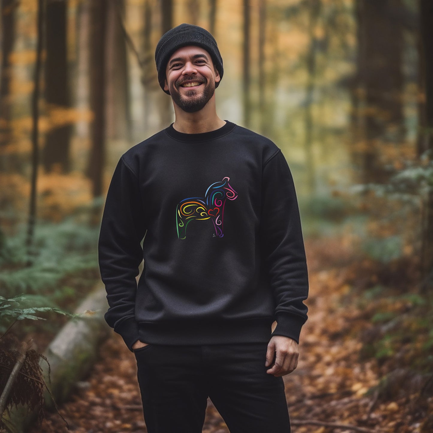 Hanna Cavanagh Design Dalahäst Sweatshirt