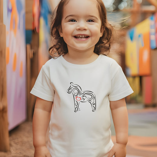 Dalahäst T-shirt barn No. 2
